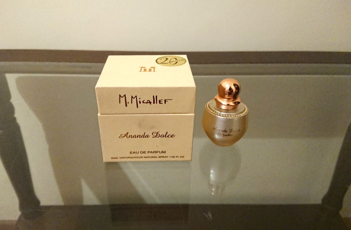 Флакон от парфюма M. Micallef Ananda Dolce. 30 ml.