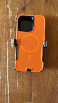 Etui iphone 15 pro max na pasek pomarańczowe