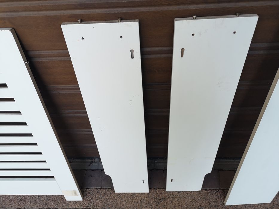 Osłona, maskownica biala do grzejnika, panel