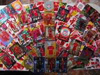 Karty piłkarskie LIVERPOOL FC, PANINI i inne.