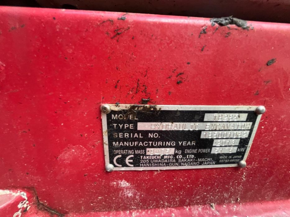 Міні-ескаватор Takeuchi 8т 2013р