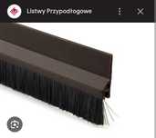 Listwy przydrzwiowe ze szczotką
