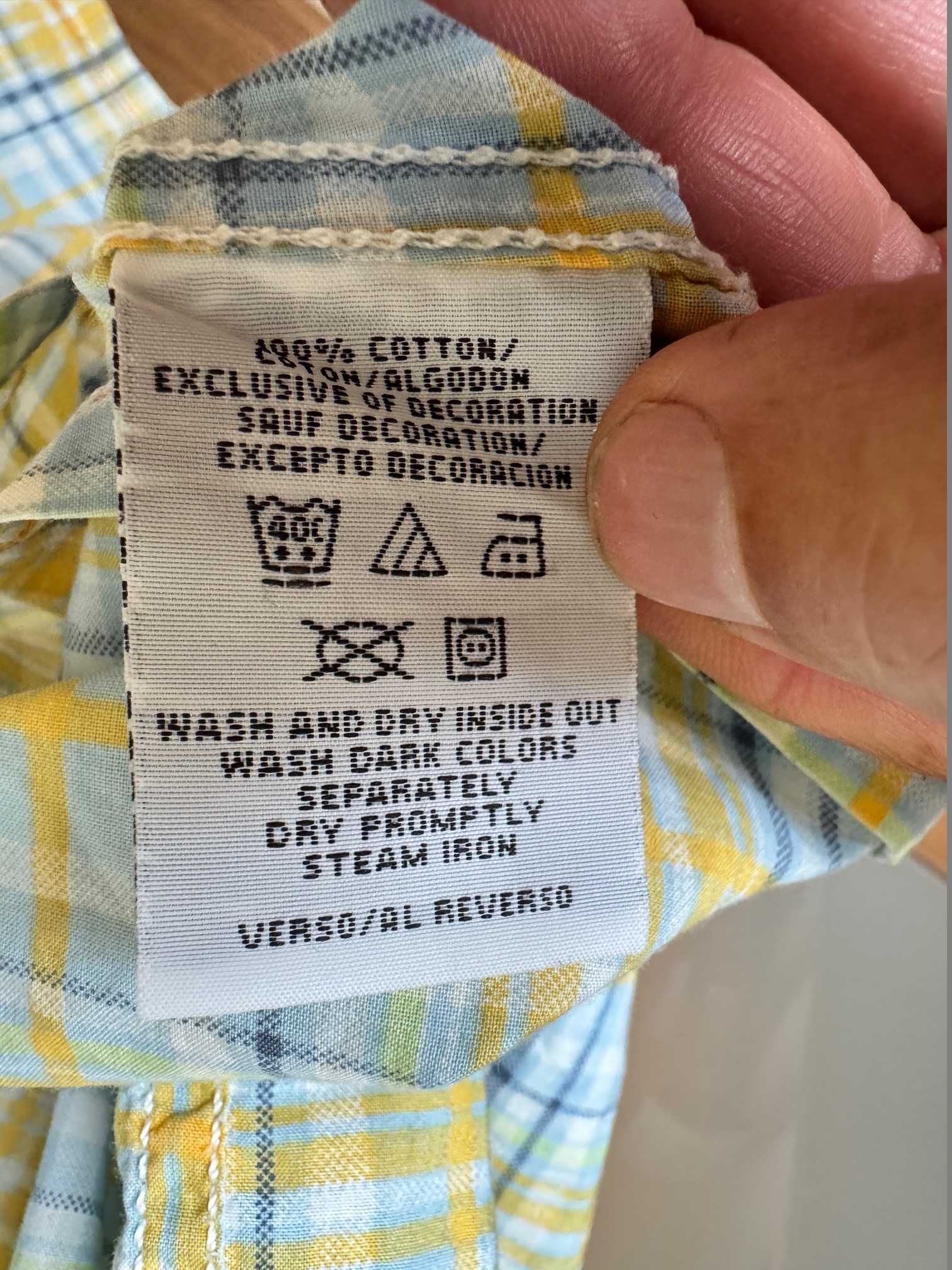 Koszula męska, casualowa, letnia, Hilfiger Denim XL.