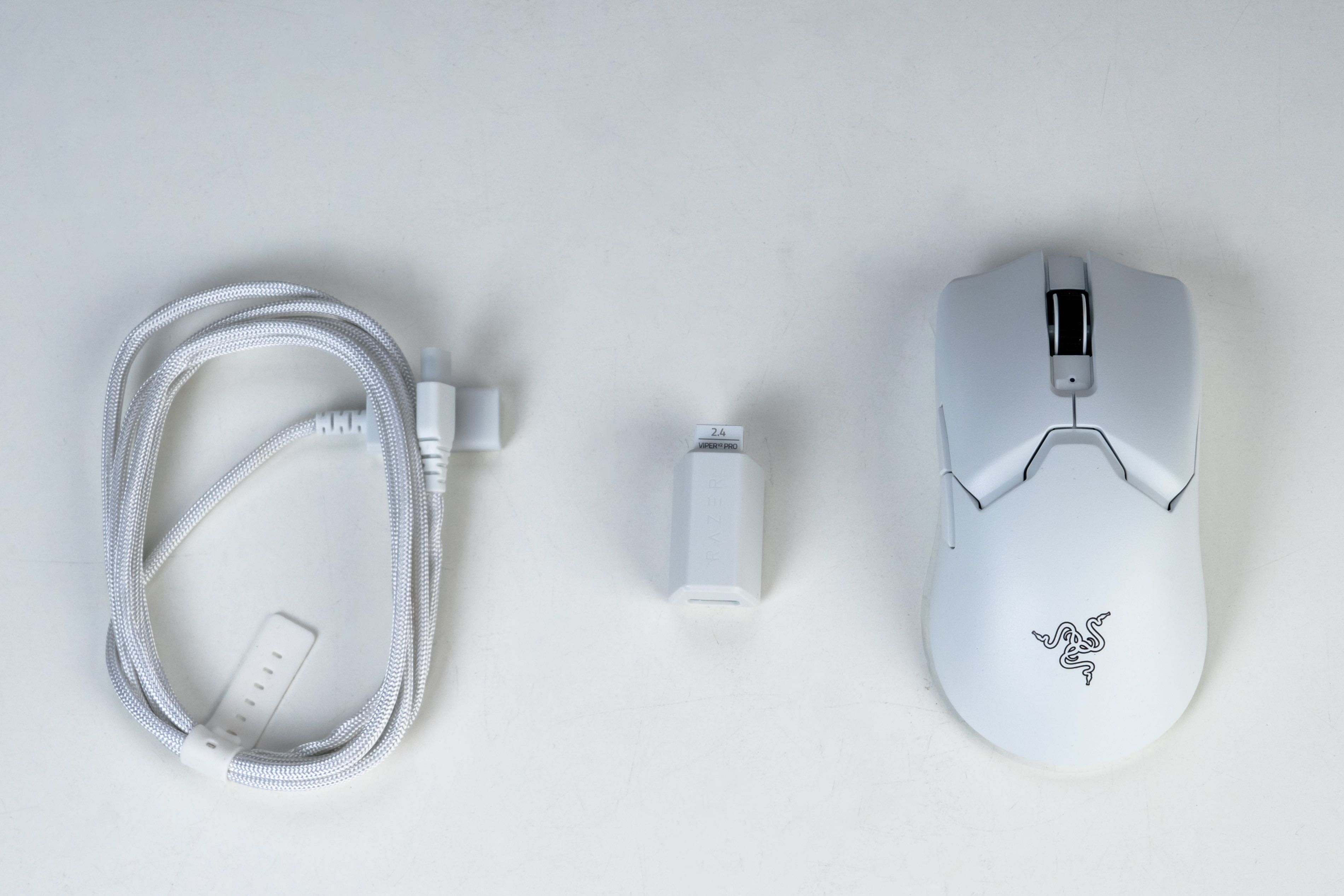 Миша Razer Viper V2 Pro Wireless White/Гар 3 міс/SiliconFox