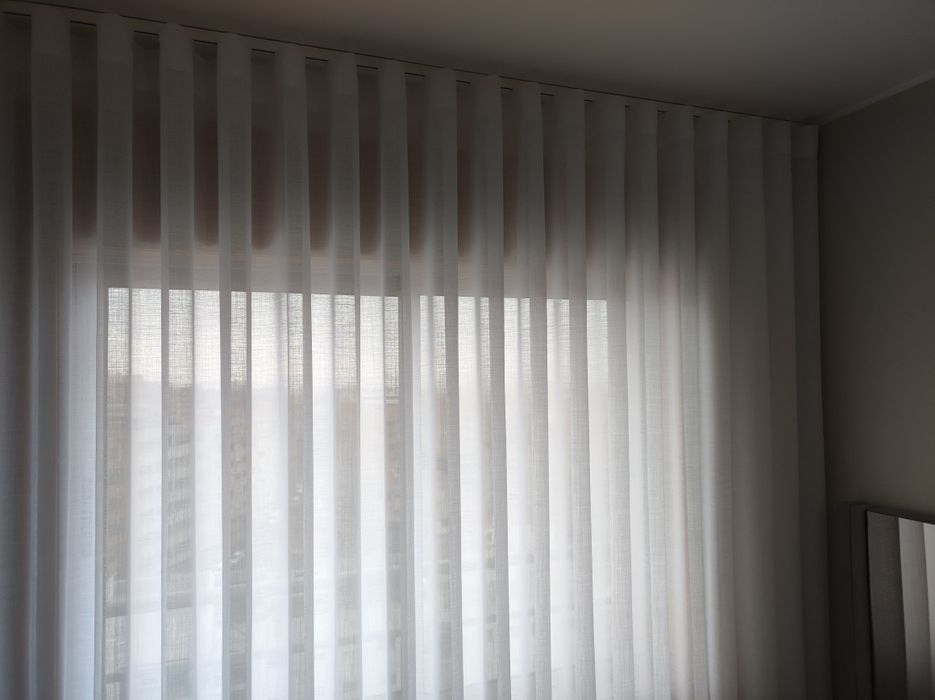 Cortinados de onda perfeita