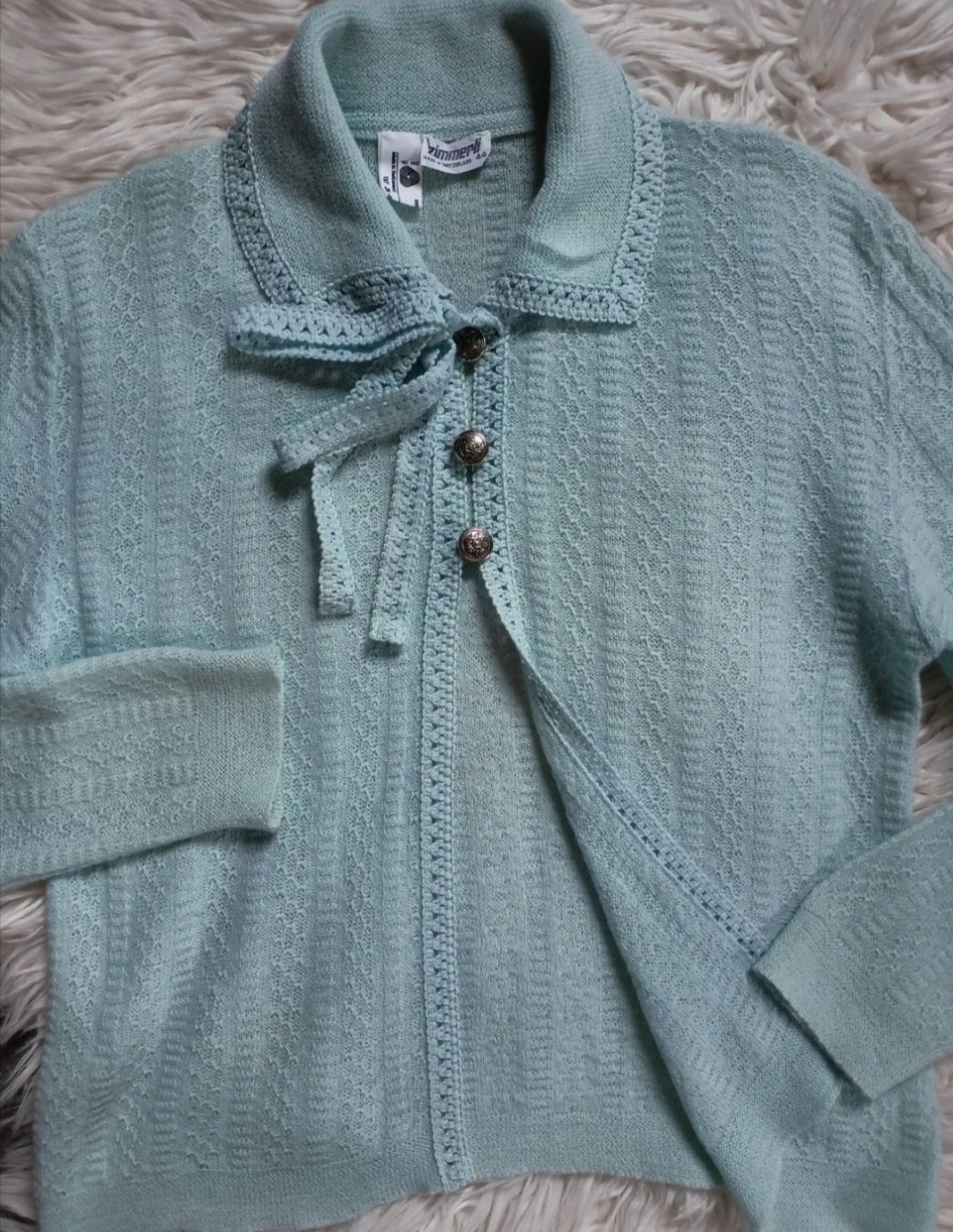 Sweter wełna Vintage