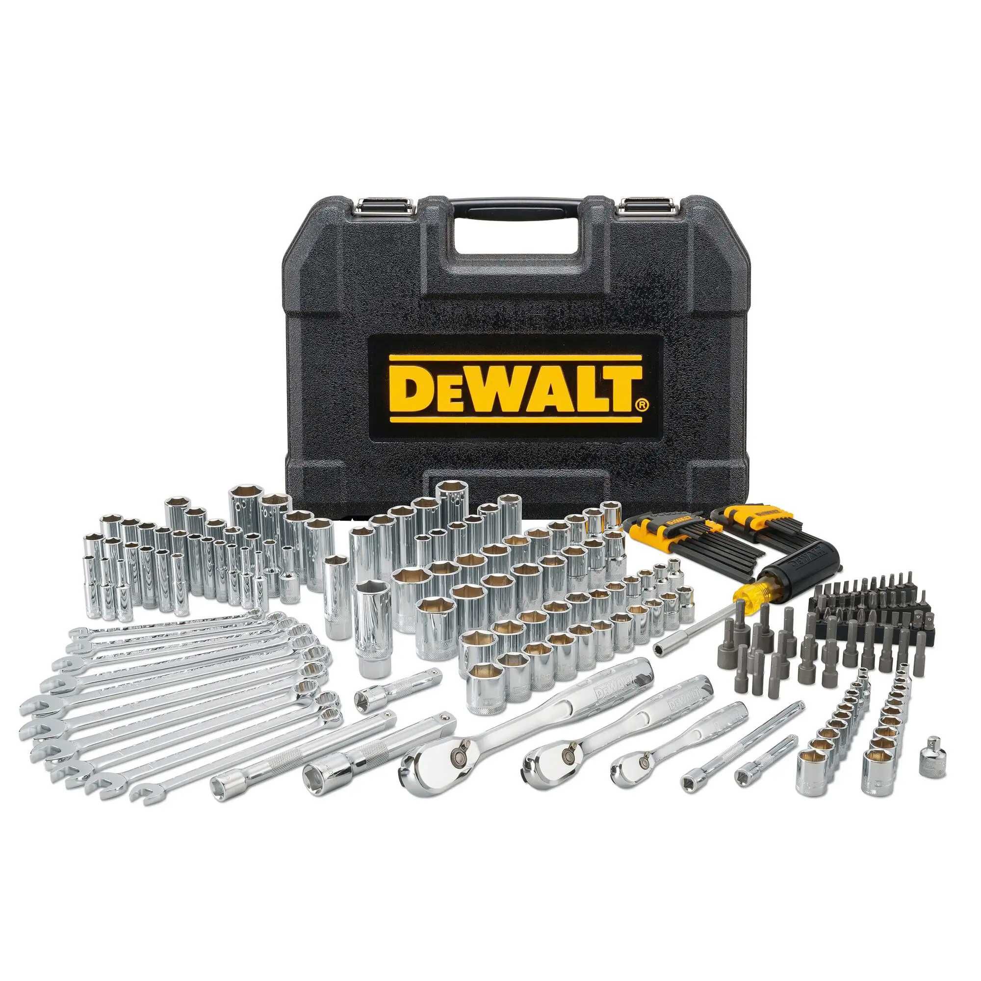 DeWALT DWMT81534-1 Набір iнструменту  1/4, 3/8, 1/2, 205 предметів