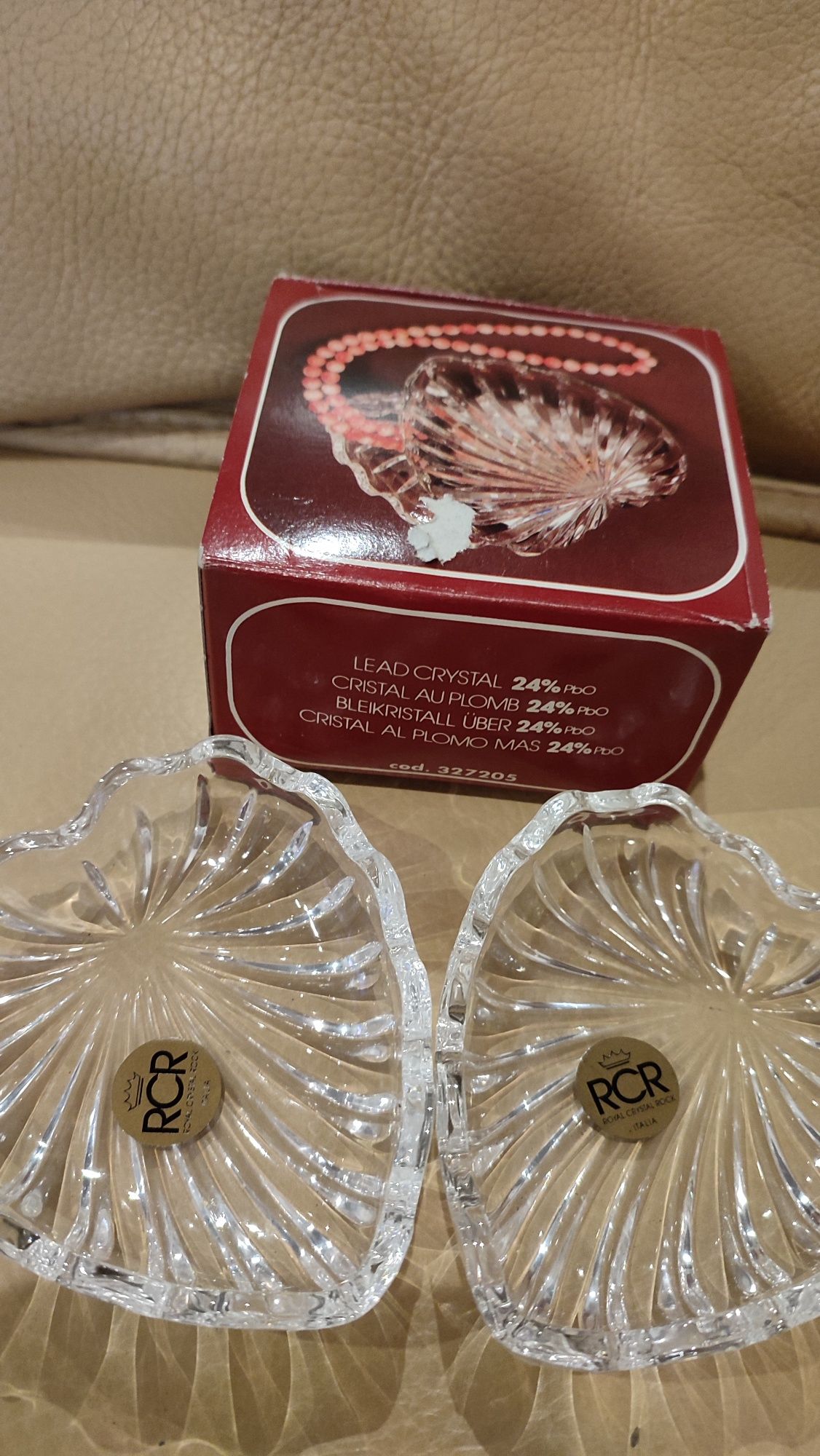 Peças Decorativas - caixa cristal, pote e anjo