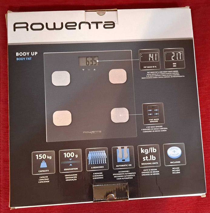 NOVA. Balança Rowenta digital Body Up trust
