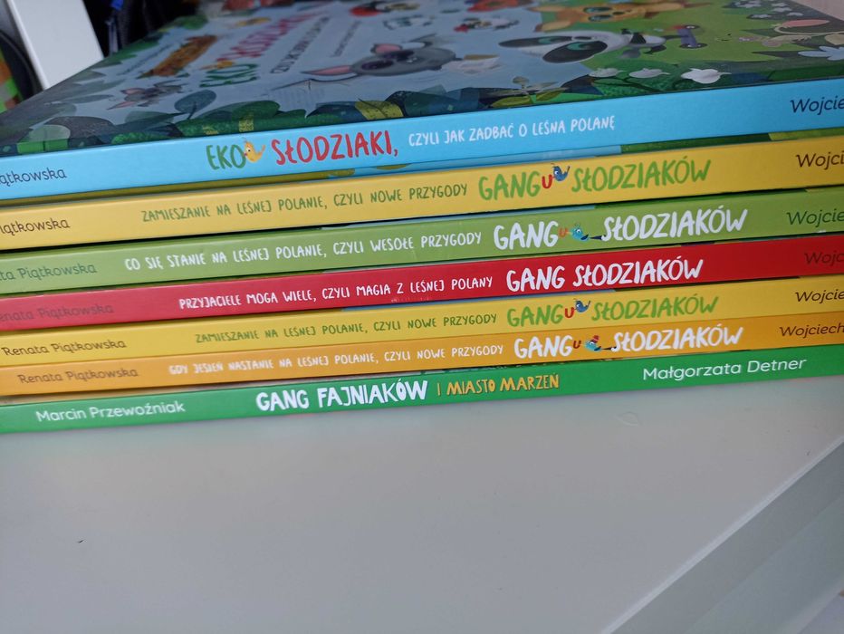 Książki słodziaki fajniaki 7szt