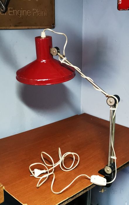 Lampa stołowa PRL Kraków Nowa Huta