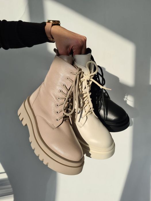 Жіночі шкіряні ботінки ( Розпродаж )