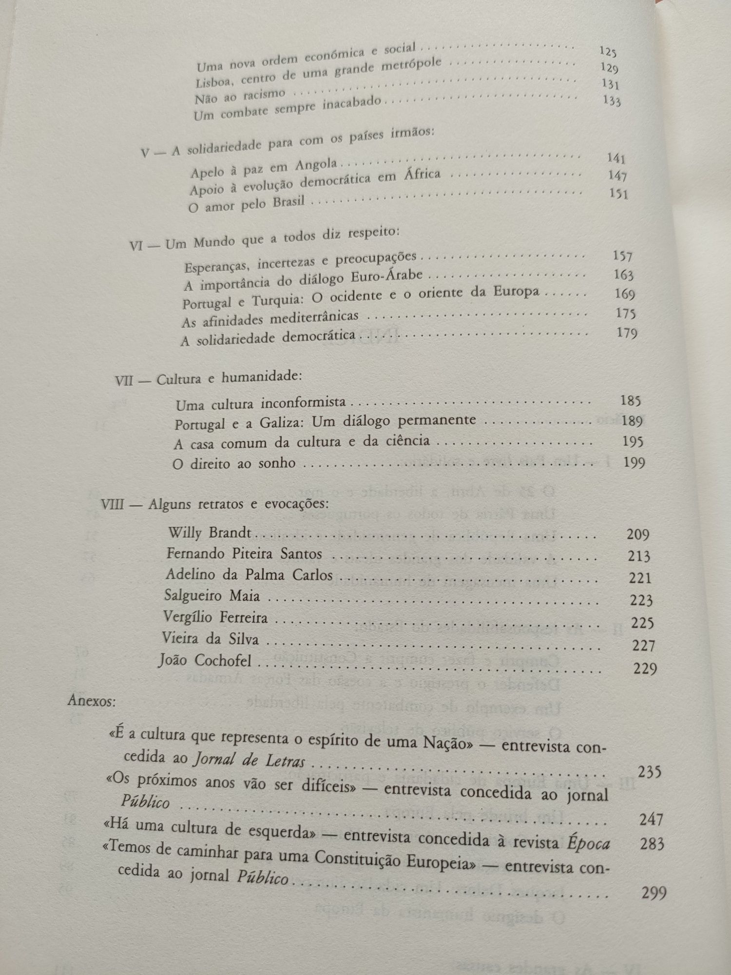 Intervenções 7 de Mário Soares