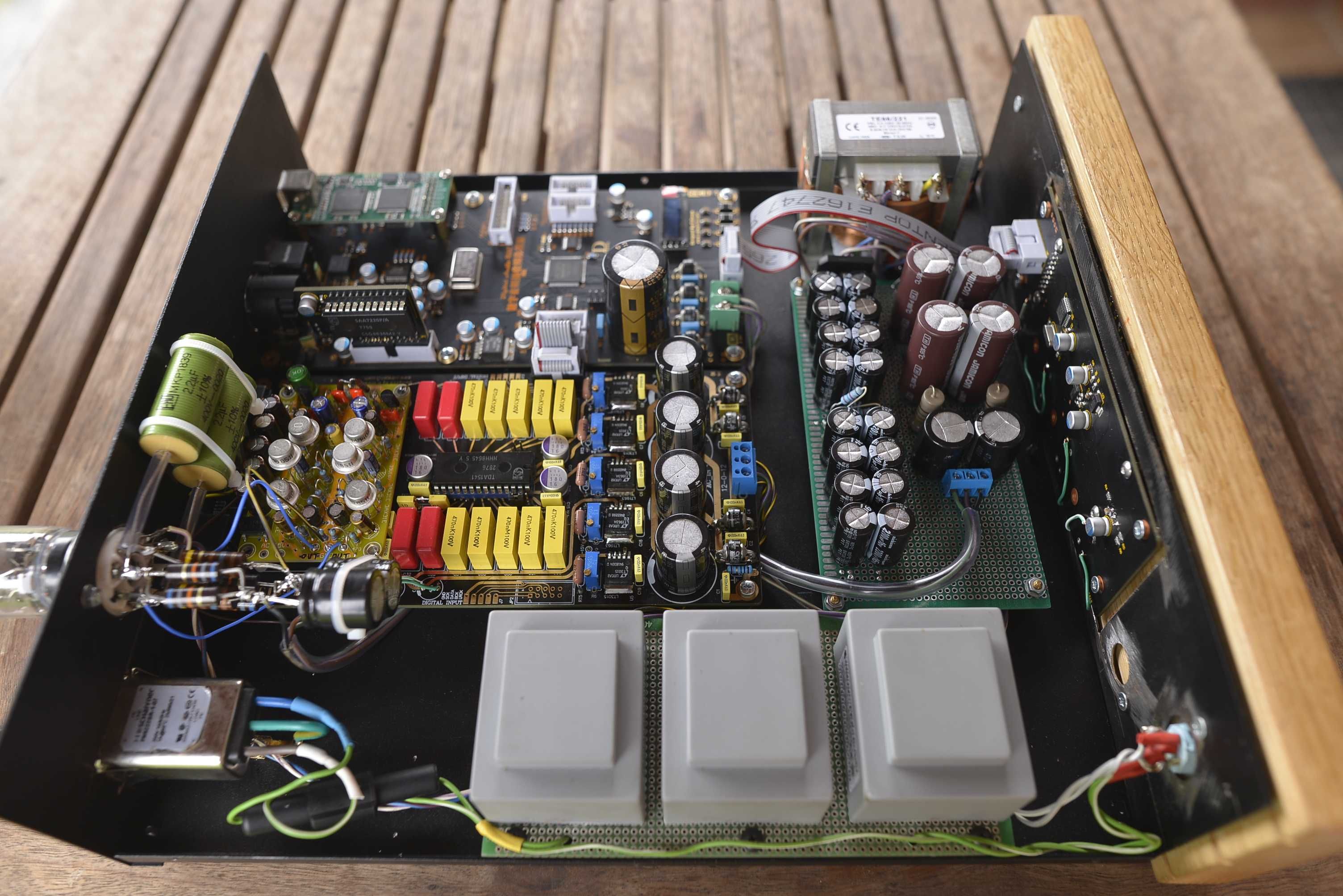 audio dac TDA1541,  R2R lampowy 6BL7, note, 384kHz