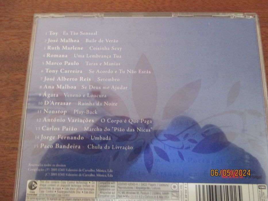 3 cd's - Portugal mix vol. 3 - Portugal em festa - Disco do ano