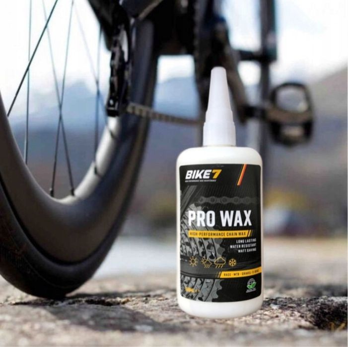Woskowy Smar do łańcucha Bike7 Pro WAX 150ml Na każdą pogodę Jakość!