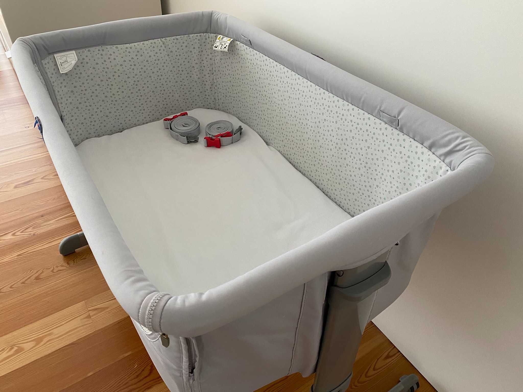 Vendo Berço Next 2 Me Light Grey Usado