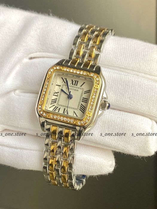 Жіночий годинник картьє, женские часы Cartier Panthere mini