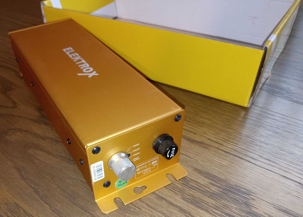 Zestaw HPS/MH Elektrox 150–400W zasilacz układ zasilający + odbłyśnik