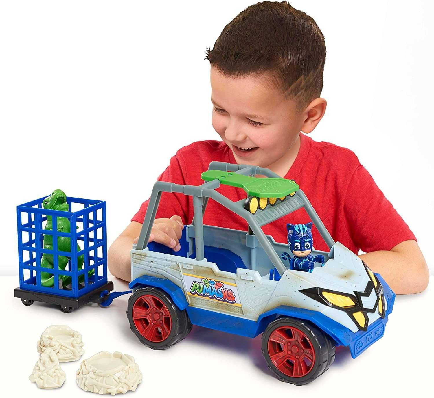 PJ Masks  Dino Trouble Off Roader машина Герої в масках динозавр