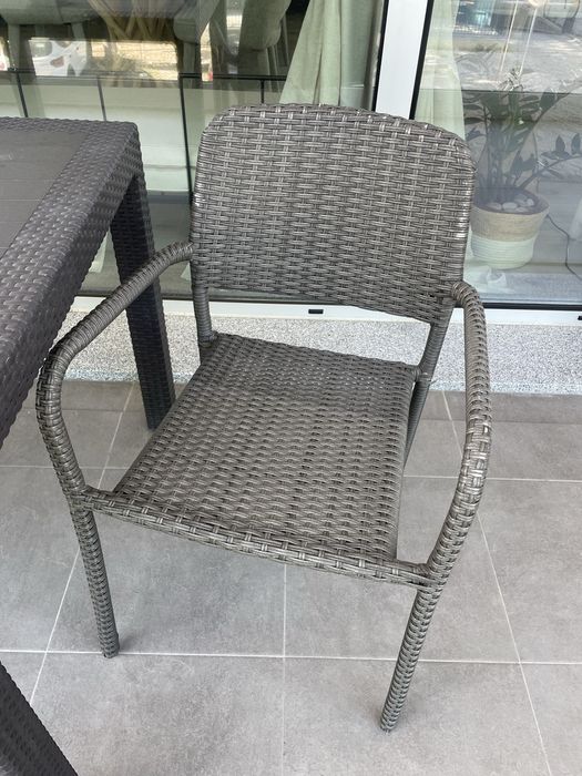 Mesa e 3 cadeiras exterior