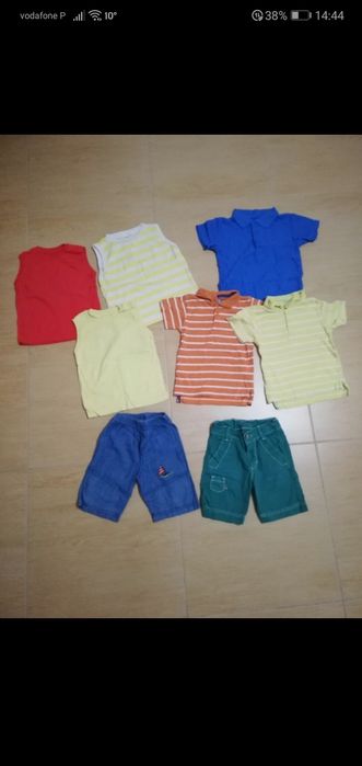 Lote 8 peças para 18-24 meses de Verão