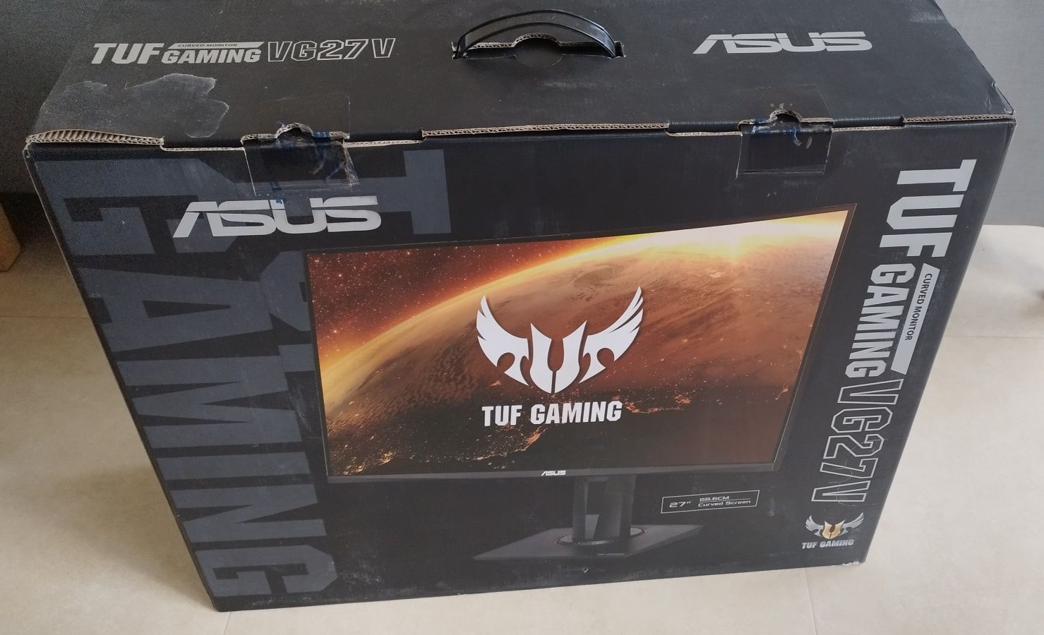 Ecrã gaming ASUS TUF GAMING 27" VG27VQ CURVE