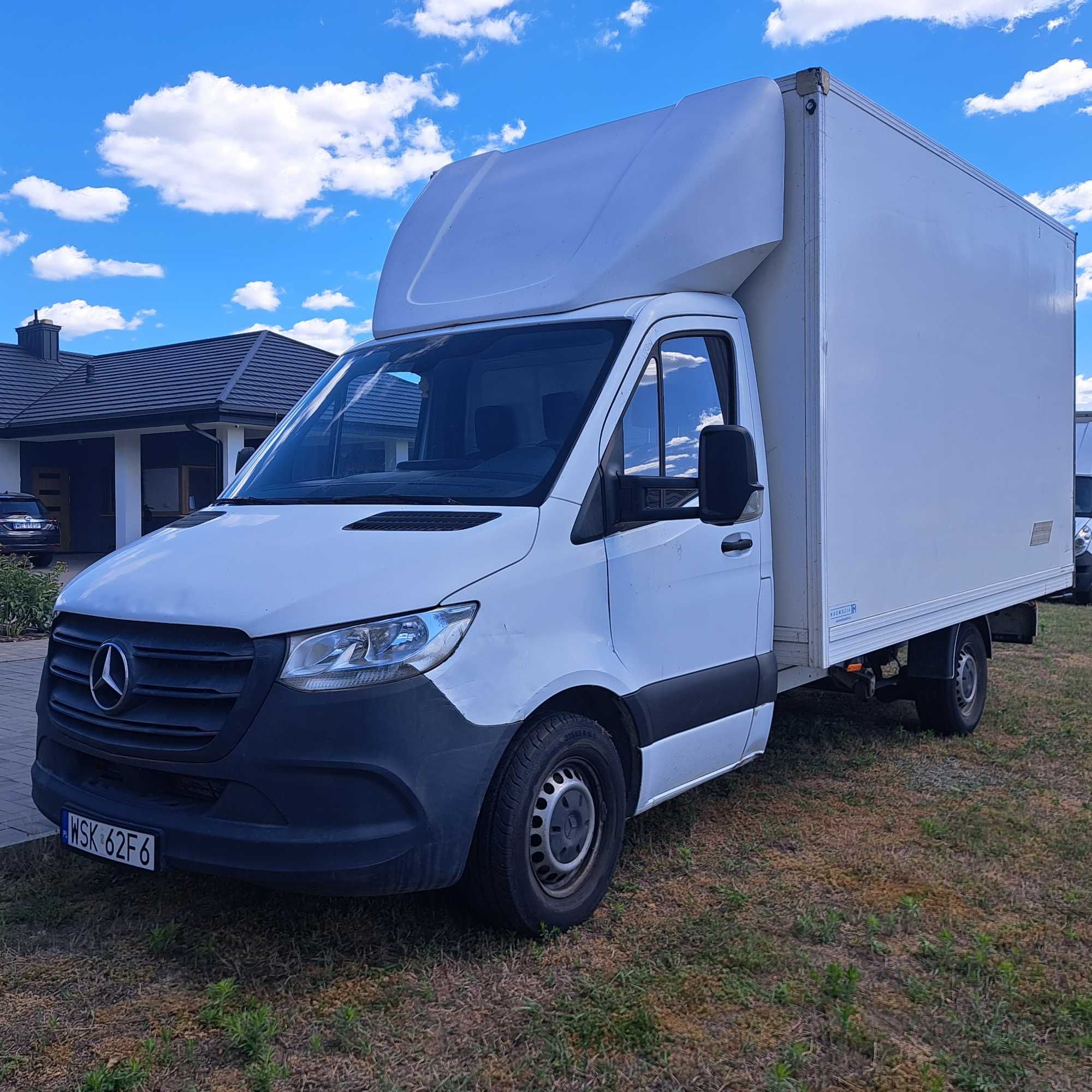 Mercedas-Benz sprinter 314 kontener izoterma W907 faktura Vat