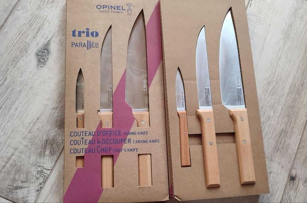 Opinel Classic Trio 001838 набор ножи шеф повара острые нержавейка ніж