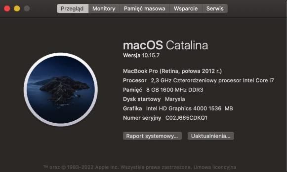 MacBook Pro Retina, A1398, mid 2012