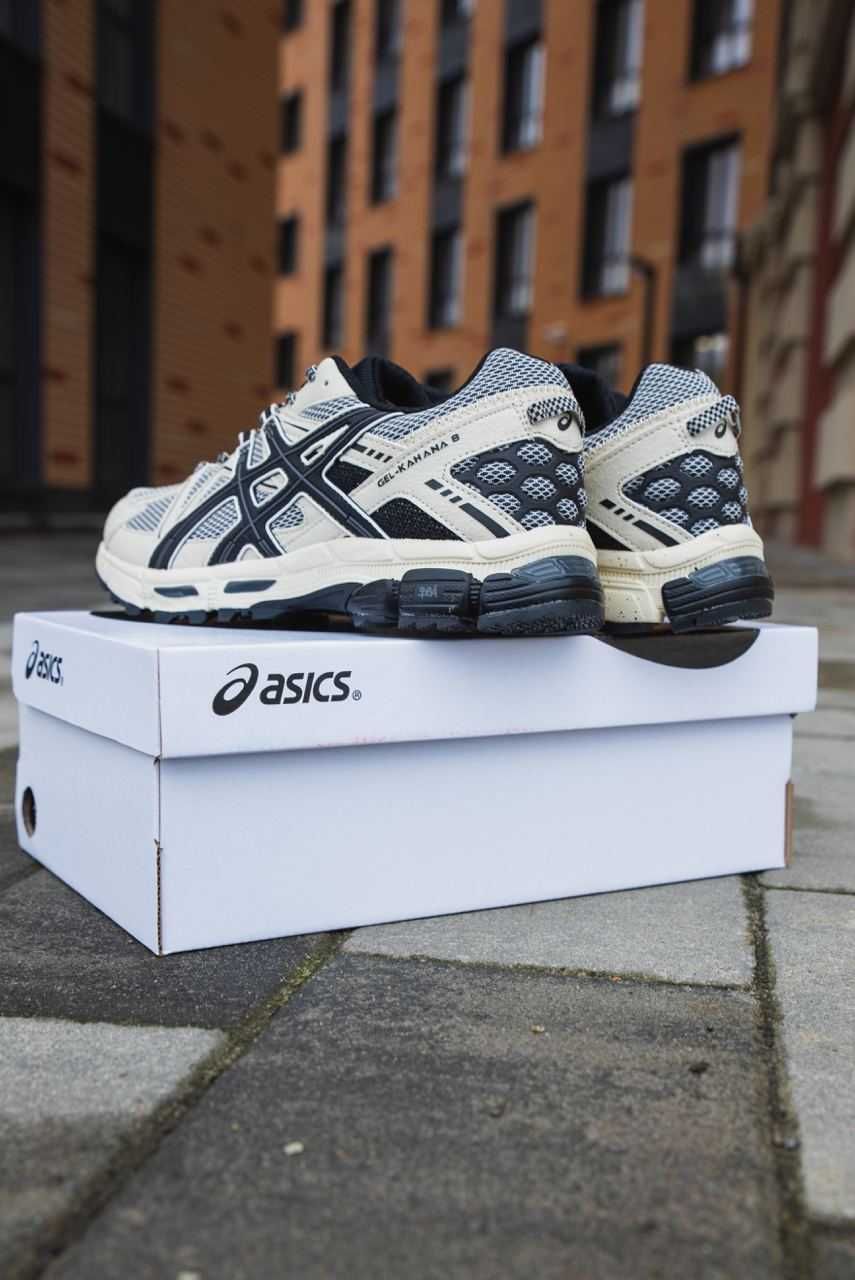 Чоловічі кросівки Asics Gel-Kahana 8 білий з чорним 1025 ТОПЧИК