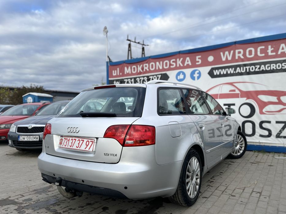 Audi A4B7 Avant 1.9 Diesel//2005//Alufelgi//Dł. Opłaty//HAK//Zamiana
