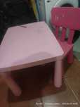 Mesa e cadeira criança ikea