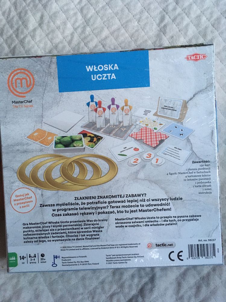 Wloska uczta gra planszowa masterchef