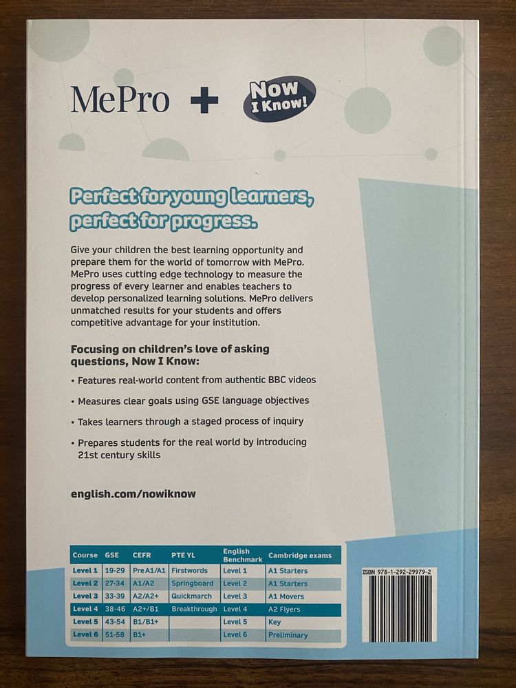 MePro - Now I Know! - Workbook 4