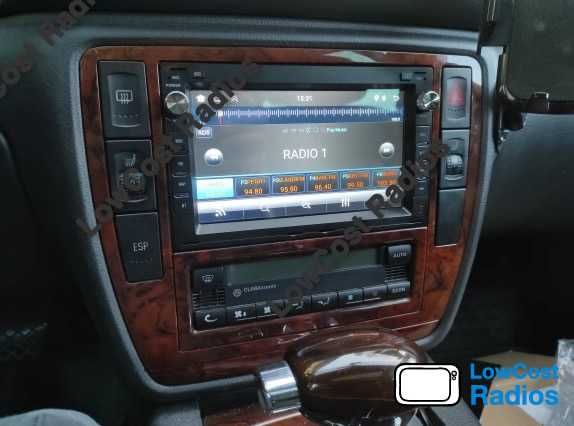 Rádio GPS ANDROID 12 - VW PASSAT B5, POLO MK3 e MK4, GOLF 4 (BT, USB)