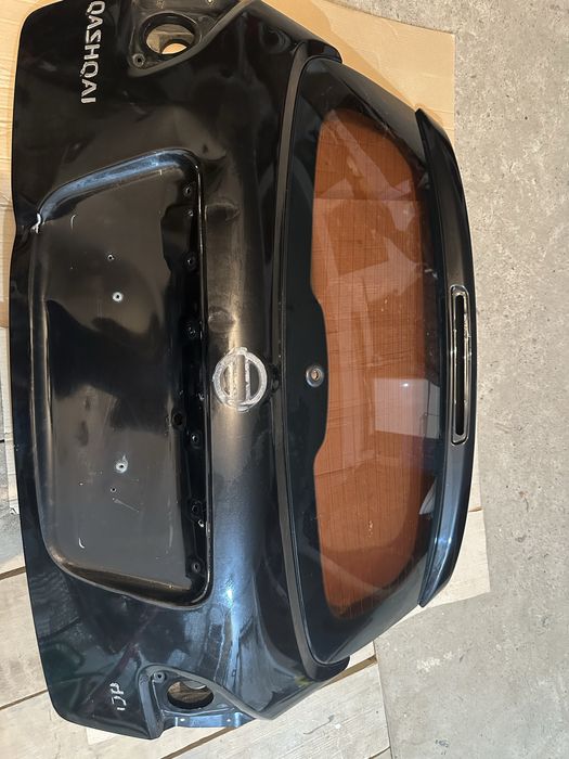Кришка багажника, ляда nissan qashqai j10 чорна колір z11