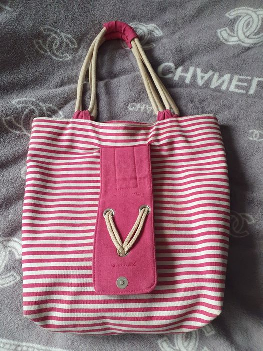 Torba plażowa fuksja