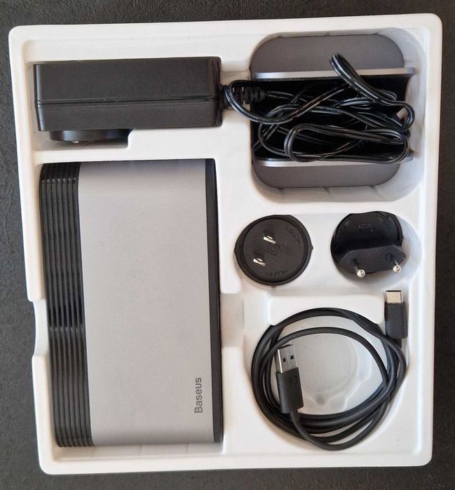Baseus HUB Stacja Dokująca Type-C Adapter CAHUB-BG0G