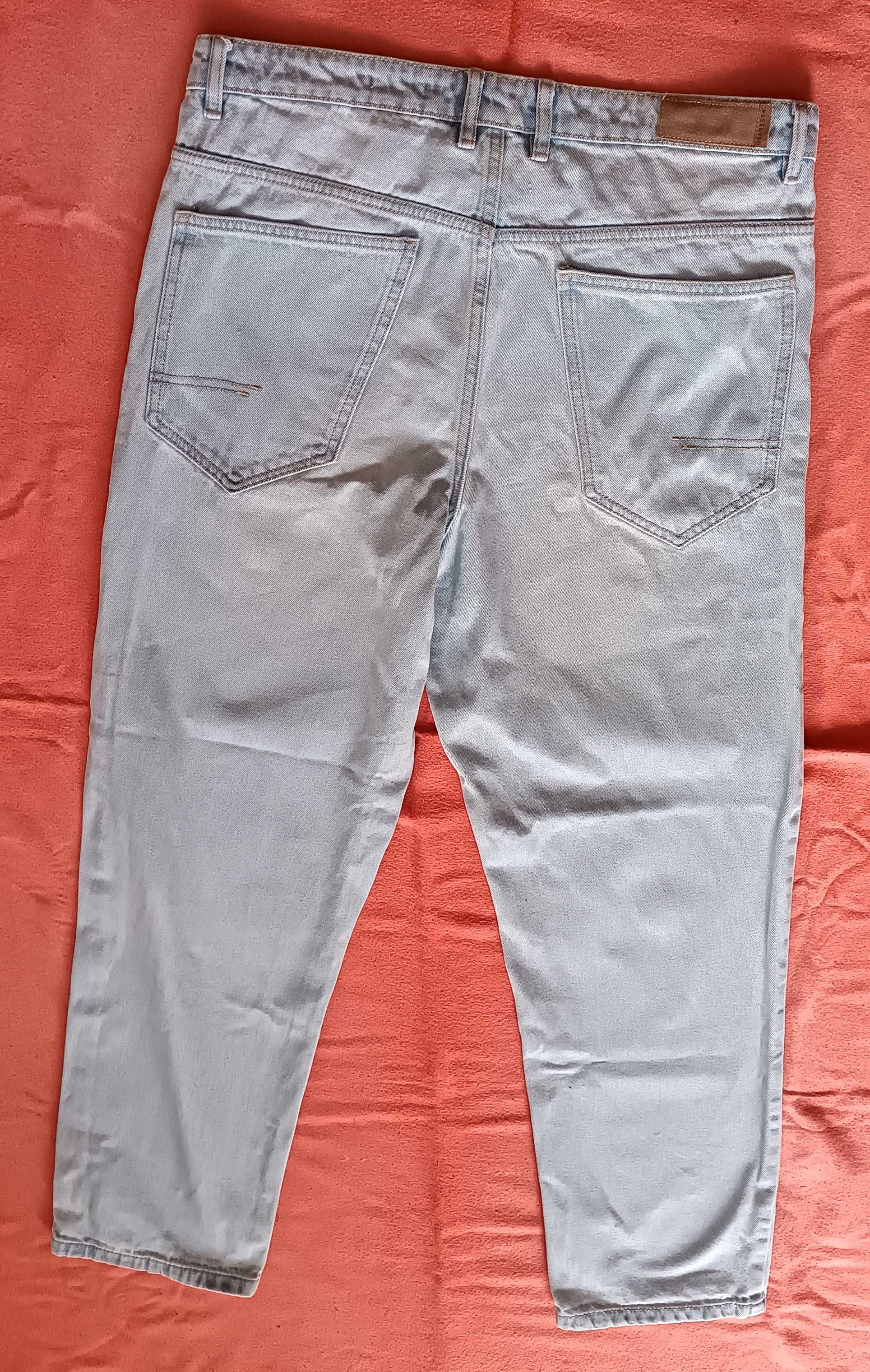 Spodnie męskie  jasny jeans RESERVED LOOSE 34