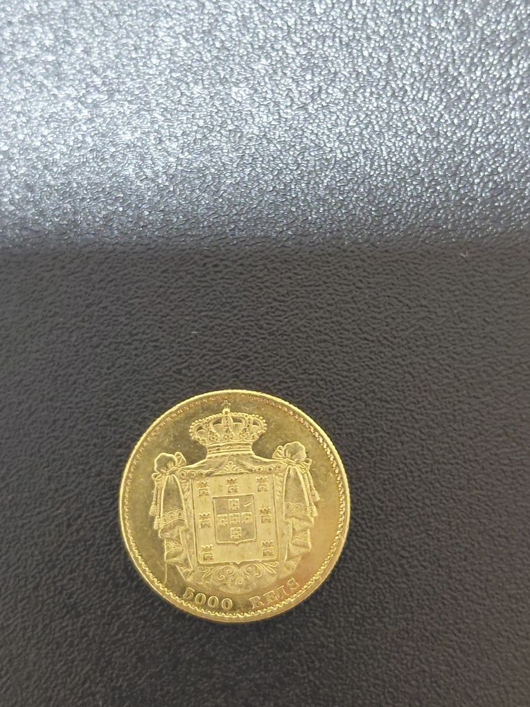5.000 Réis D. Luís I  1868