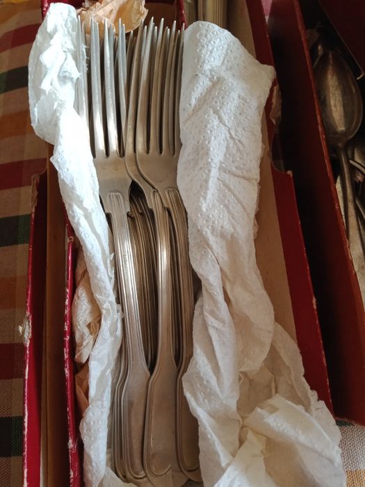 Talheres alpaca muito antigo pelo menos 100  anos