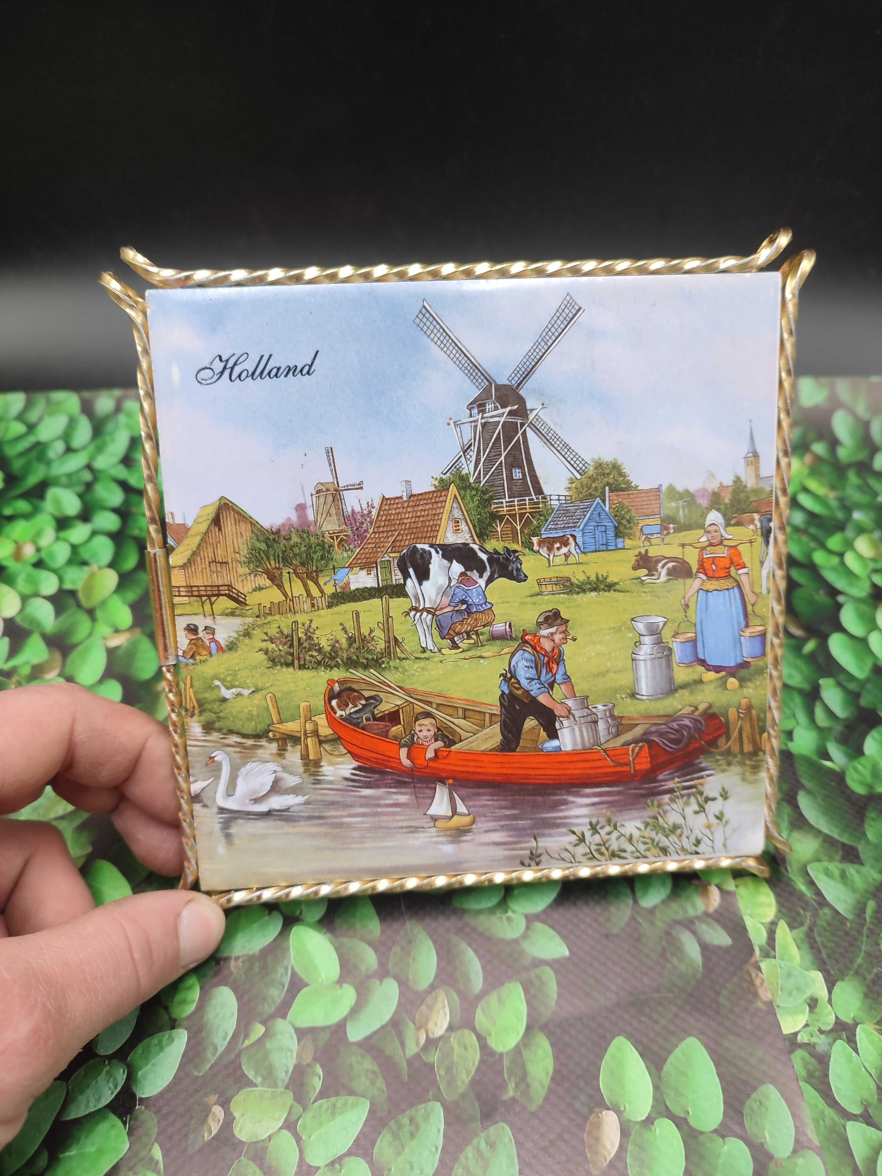Ceramiczny kafel - Płytka - kafelek - Holandia - Etykieta- 2288