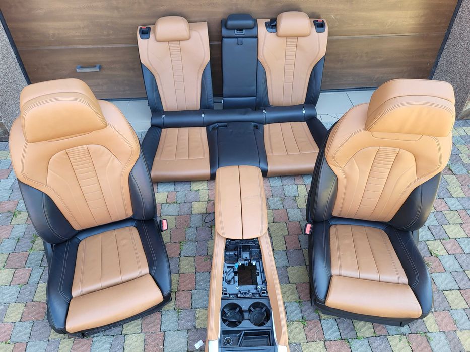 BMW X6 F16 салон комфорт сидіня карта шкіра Наппа Napa підлокітник БМВ