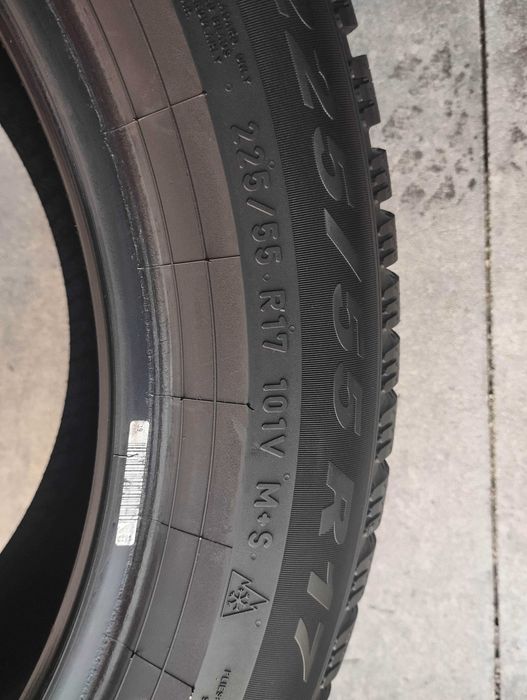 PIRELLI Cinturato Winter 225/55r17 101V XL 2szt Para 8mm Jak NOWE