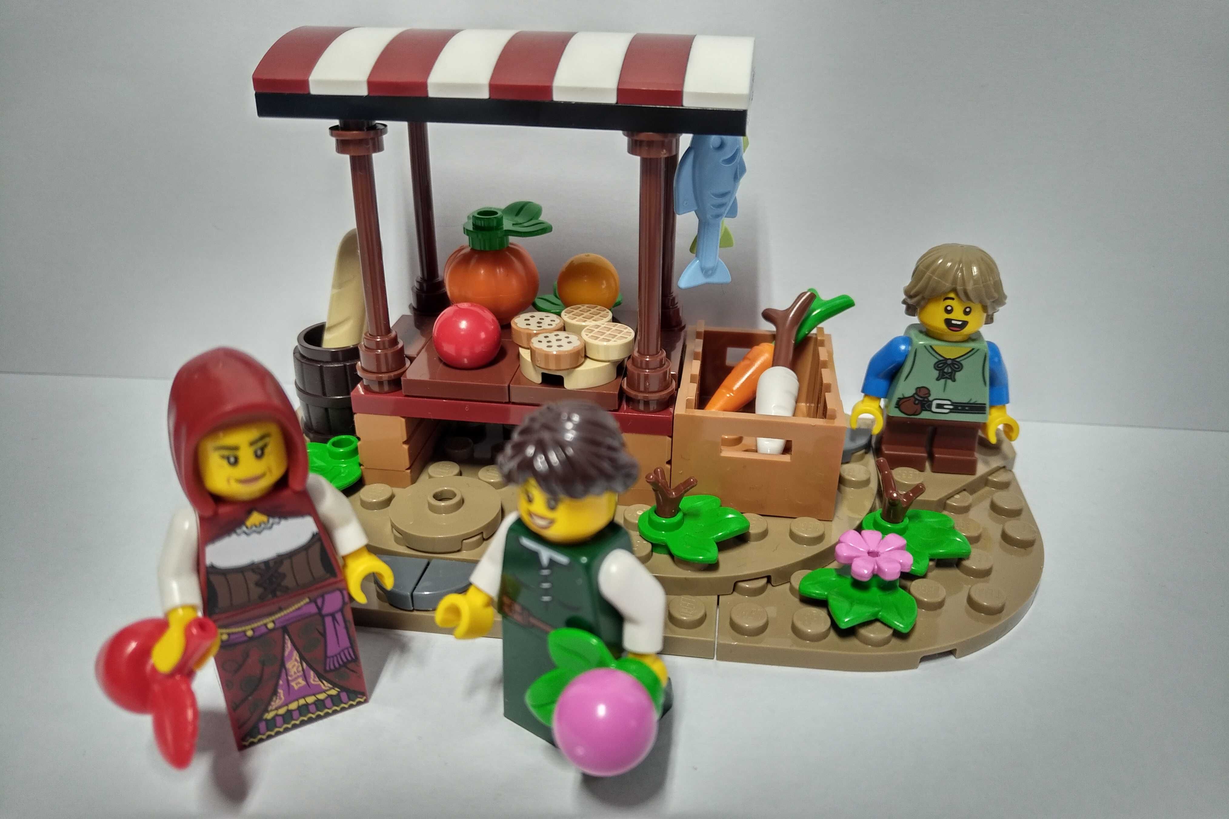 Lego Castle Zamek średniowieczny ryneczek / medieval market #4