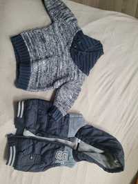 Kamizelka 6-9 mcy+sweter