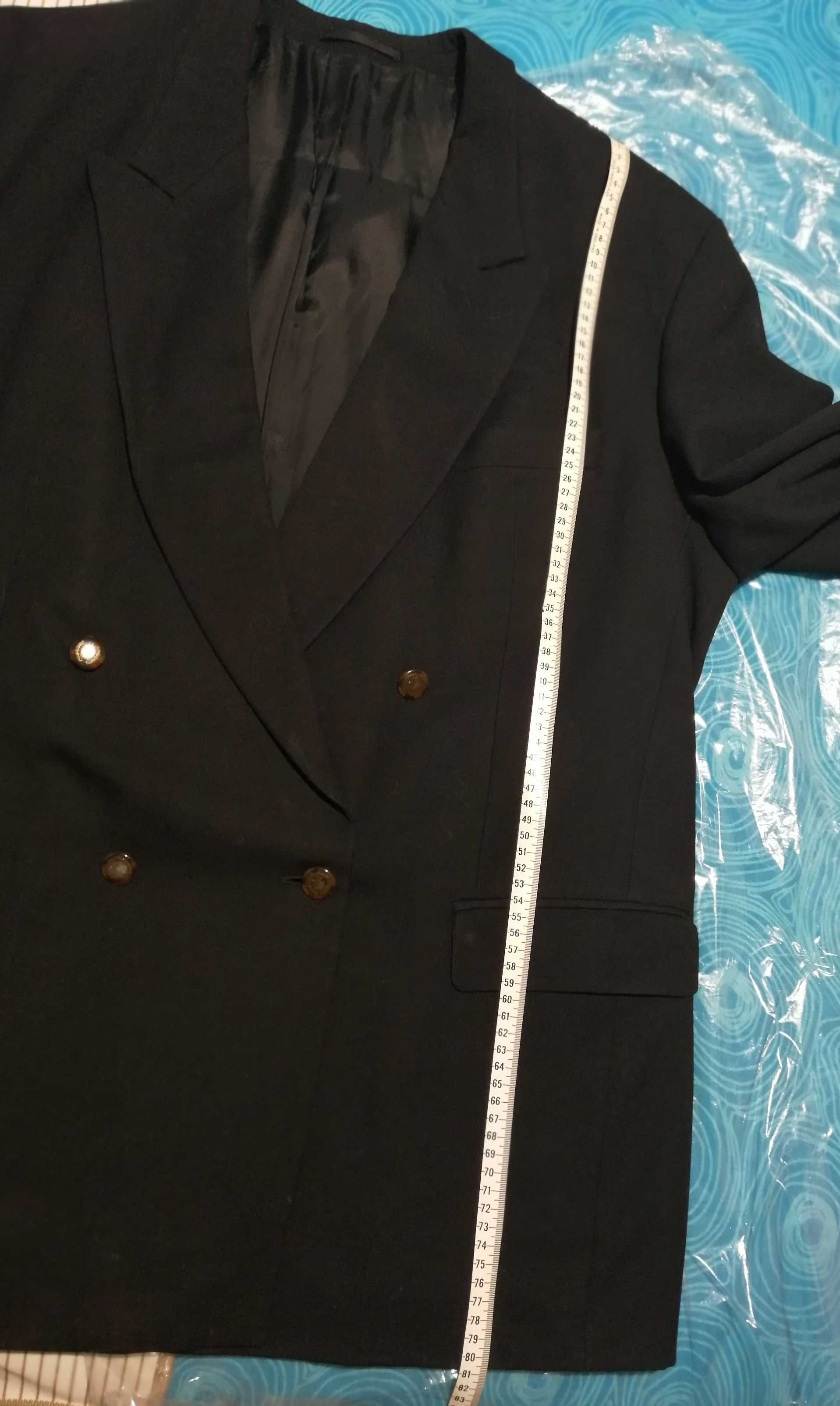 Casaco assertoado pura lã virgem OXFORD preto XL