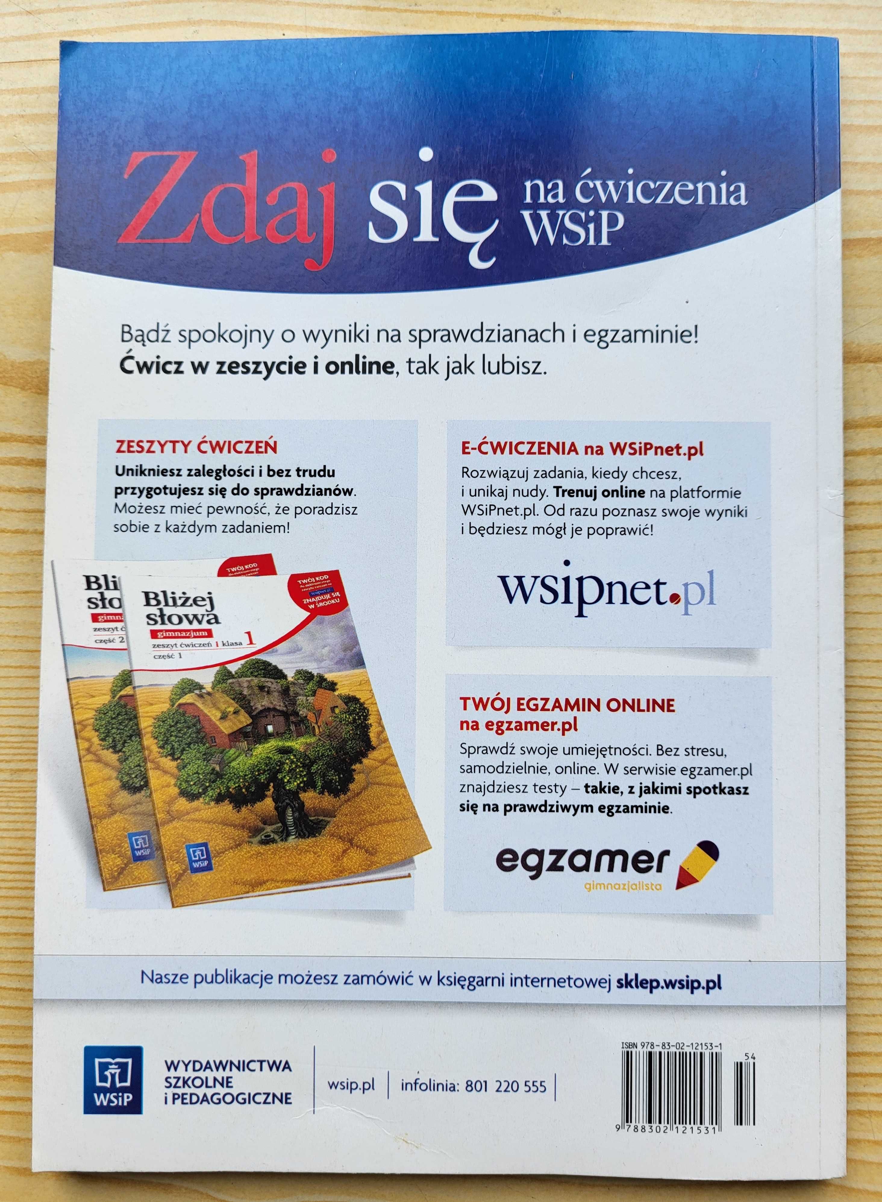 "Bliżej słowa" Zeszyt ćwiczeń cz. 1 - Klasa 1 Gimnazjum - B. TANIO!
