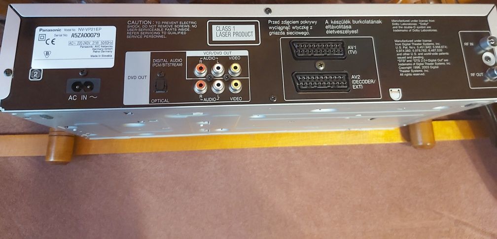Sprzedam dvd -Magnetowid Panasonic